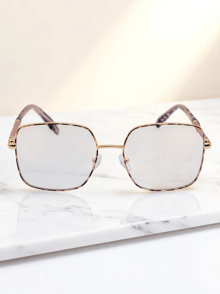 Royalfashion Sonnenbrille in eckigem Skyline-Design