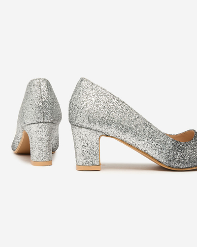 Royalfashion Silberne Damen Yapunni Stiletto Pumps