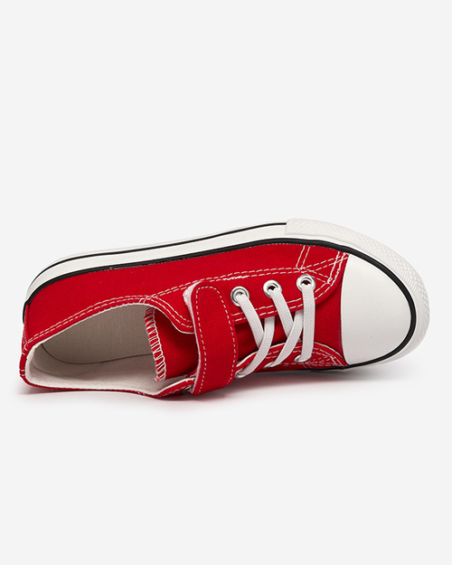 Червоні дитячі кеди Finso