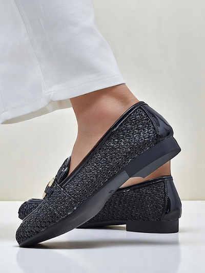 Royalfashion Durchbrochene Damen-Loafer Sallim