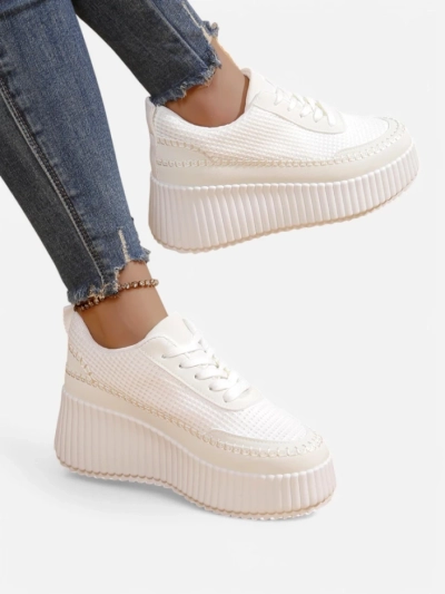 Royalfashion Damen Plattform Sneaker Siserra