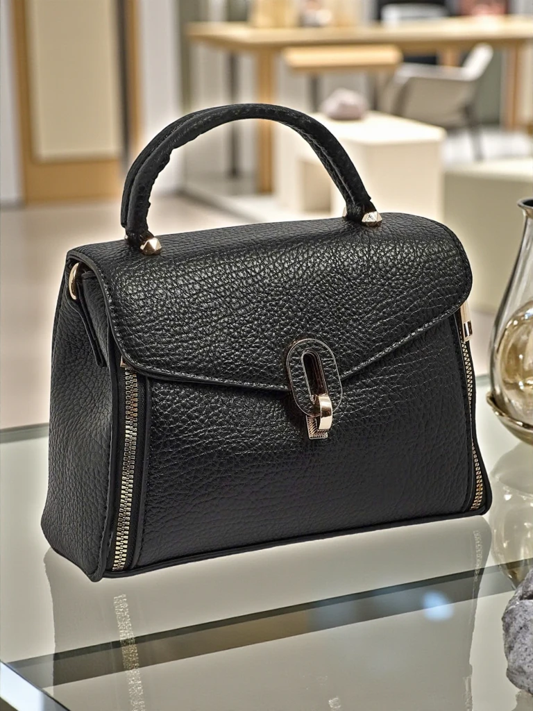 Kleine Damenhandtasche aus Öko-Leder Celoura