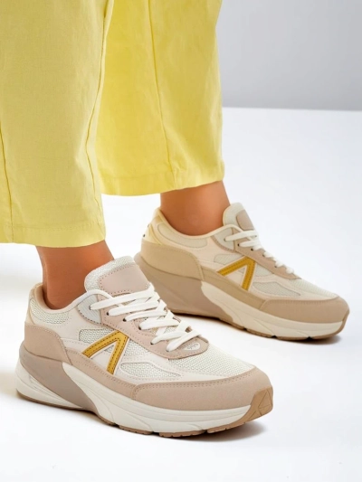 Royalfashion Damen Sport Sneakers auf einer dickeren Sohle Moderax