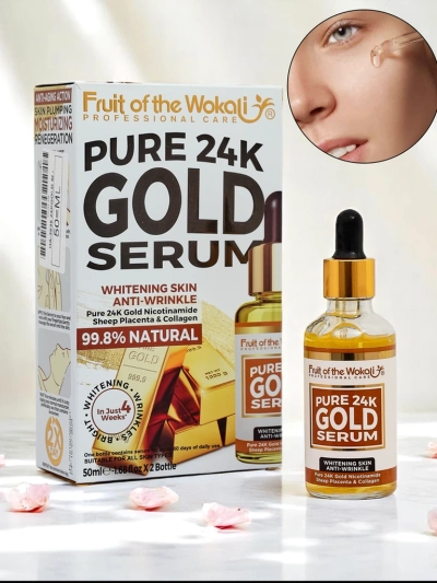 Fruit of the Wokali - Illuminating and Anti-Wrinkle Face Serum 24K Gold