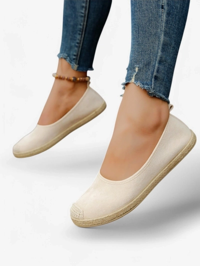 Royalfashion Damen Eco-Suede Espadrilles Aroles