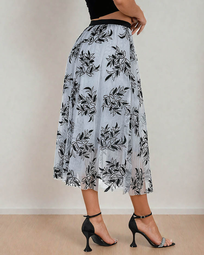 Royalfashion Doppellagiger Midirock für Damen