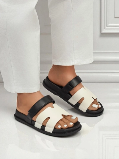 Royalfashion Damen Sandalen aus Öko-Leder FlexiComfi