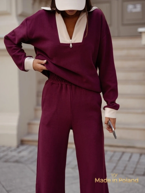 Бавовняний жіночий трикотажний костюм Fissa