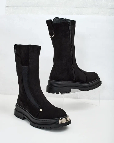 Royalfashion Damenstiefel aus Öko-Wildleder Homni