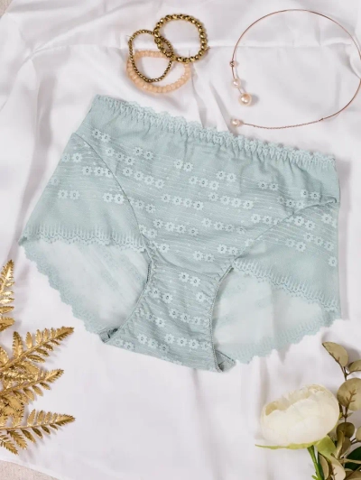 Royalfashion Жіночі бавовняні мереживні трусики РОЗМІР ПЛЮС