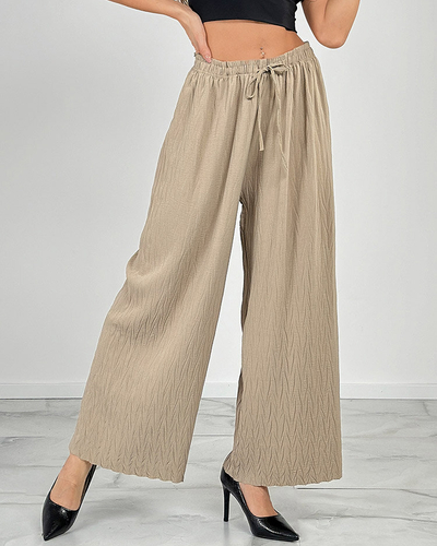 Royalfashion Weite Plissee-Hose