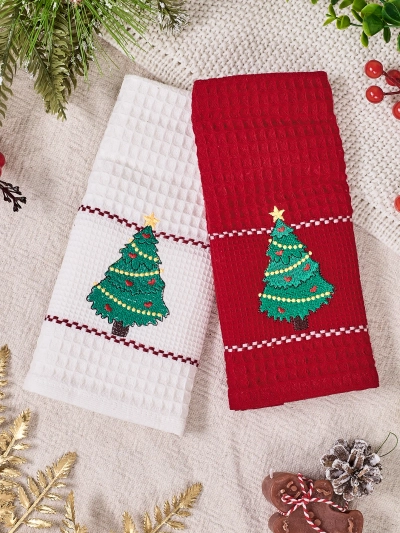 Royalfashion Holiday Handtuchset Frohes neues Jahr