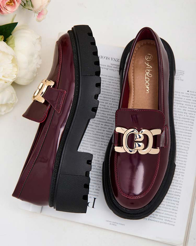 Royalfashion Жіночі лаковані мокасини Bevevra