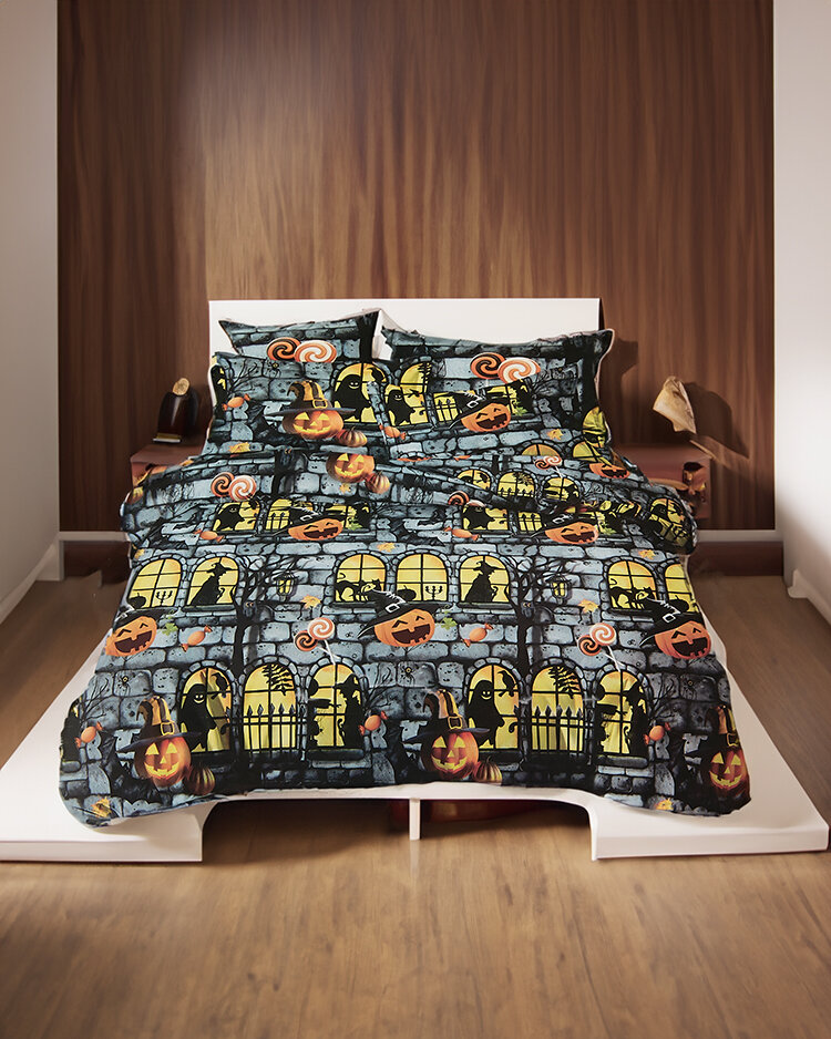 Royalfashion Gemusterte Bettwäsche 160x200 3er Set