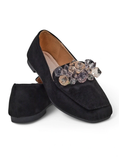 Royalfashion Damenmokassins mit Perlen Zimiles