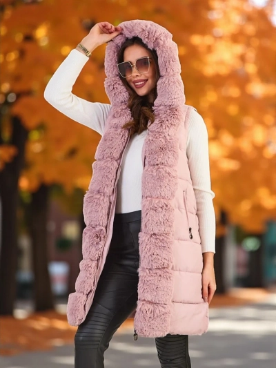 Royalfashion Damenjacke mit abnehmbaren Ärmeln