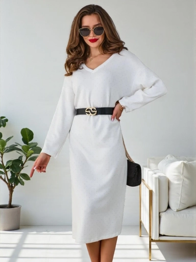 Royalfashion Damen Strickkleid