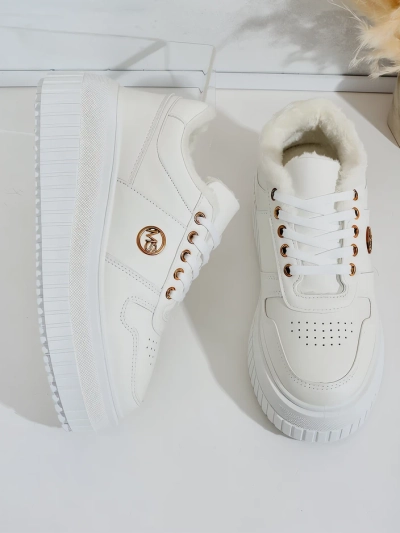 Royalfashion Warme Damen-Sneakers mit Fell Rozit