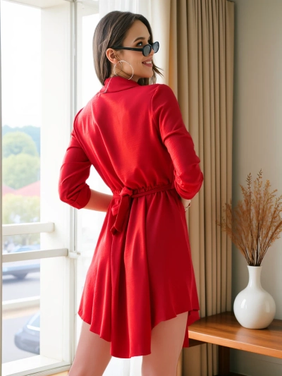Royalfashion Elegantes knielanges Damenkleid