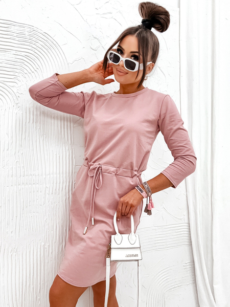 Royalfashion Damen knielanges Stoffkleid