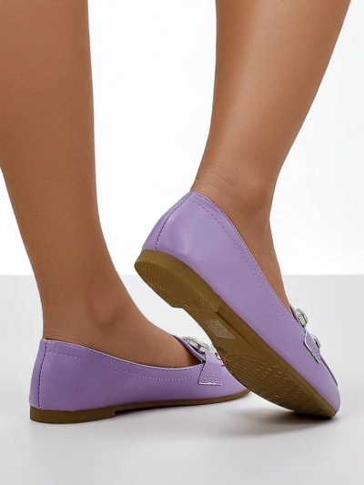 Royalfashion Damen Slipper mit Strass Lecilla
