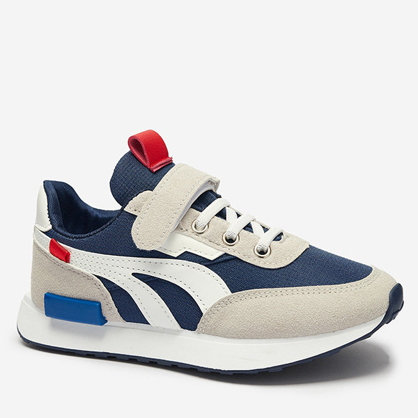 Kinder-Sportschuhe in marineblau-grau Kaxo- Footwear