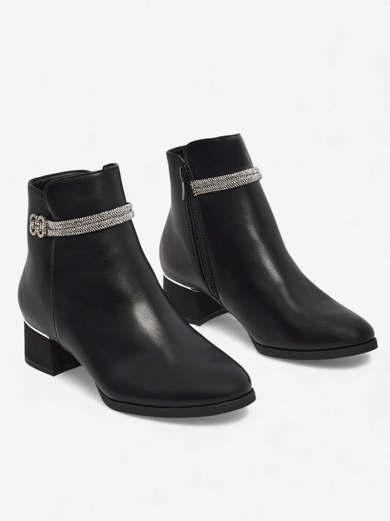 Damen Stiefeletten mit Zirkonia Qurette