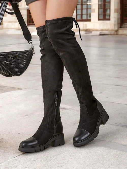 Жіночі вище коліна чоботи Royalfashion Sewio