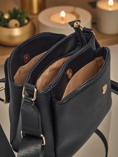 Kleine Damenhandtasche aus Öko-Leder Violes