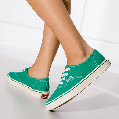 Hellgrüne Damenturnschuhe Lifeda - Schuhe