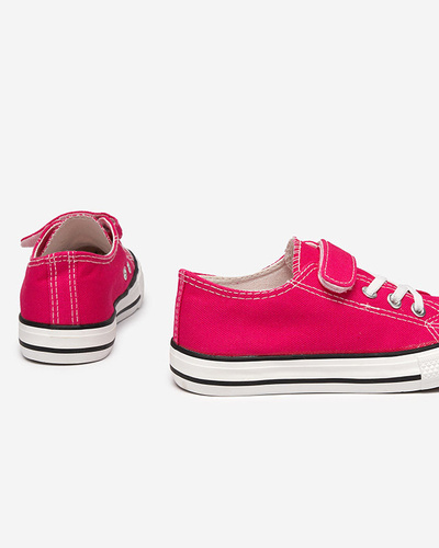 Fuchsia Mädchen-Sneaker mit Klettverschluss Finso - Footwear