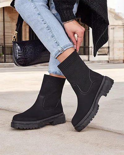 Royalfashion Damen Slip-On-Stiefel Dorino