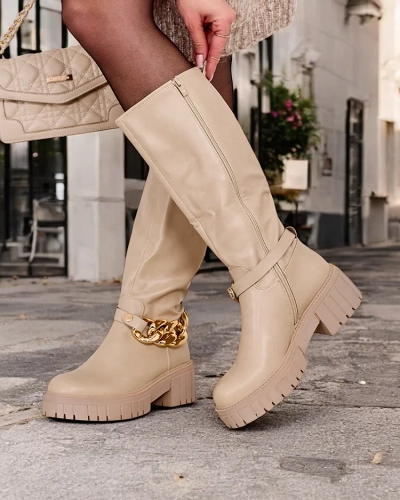 Royalfashion Damenstiefel Delomiz