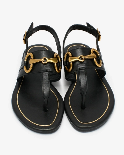 Royalfashion Damen Flip-Flop-Sandalen in schwarz Imonel