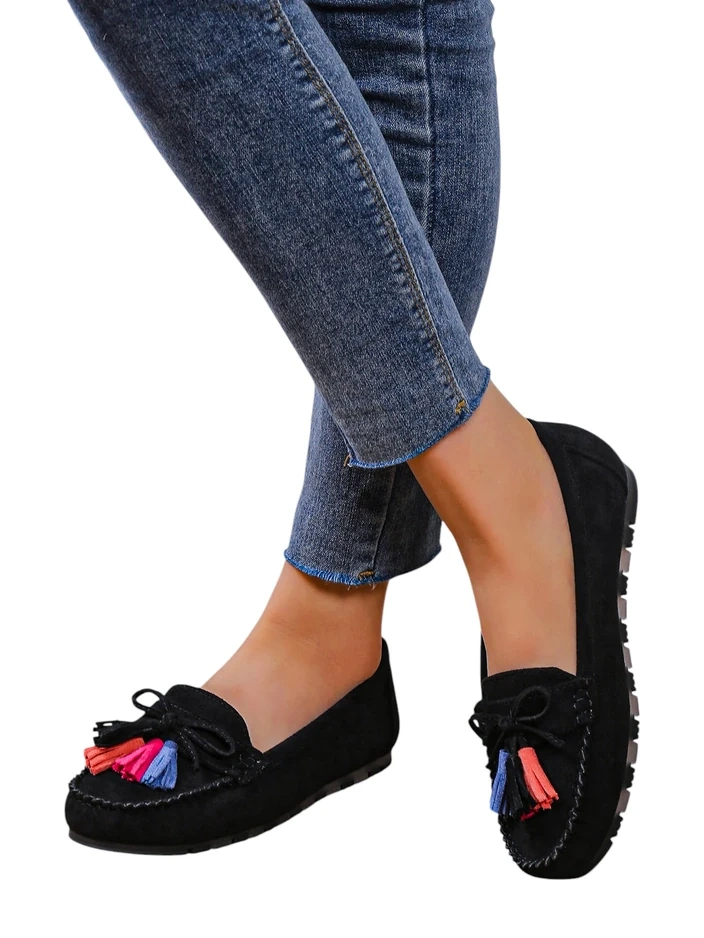 Royalfashion Damen Eco-Suede Mokassins Zimmid