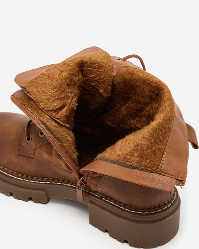 Жіночі черевики-мішки Royalfashion коричневого кольору Muasers