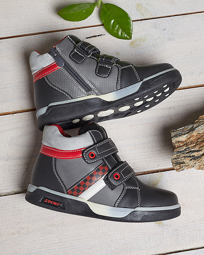 Schwarze hohe Kindersportschuhe Bercam - Footwear