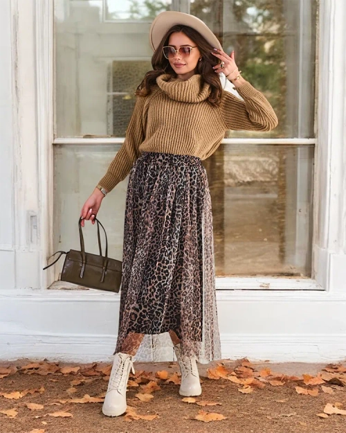 Royalfashion Паттерні з жіночою середньою спідницею з тюлю