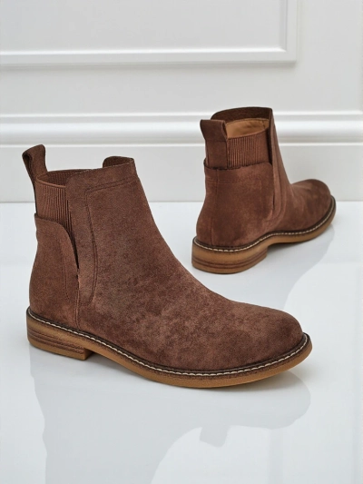 Damen Stiefeletten im Chelsea-Stil aus Öko-Wildleder Veysi
