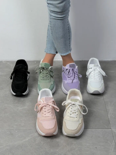 Royalfashion Damen Sport Sneakers auf einer Plattform Revided