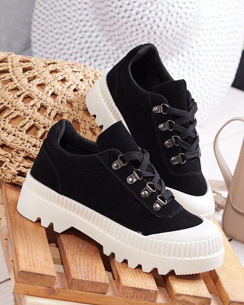 Чорне жіноче спортивне взуття, як кросівки Ohos - Взуття