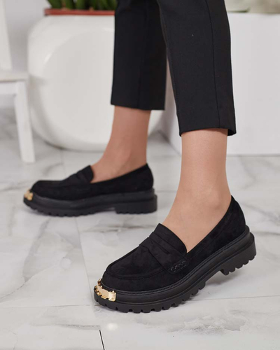 Royalfashion Damen Öko-Wildleder-Mokassins Retillum
