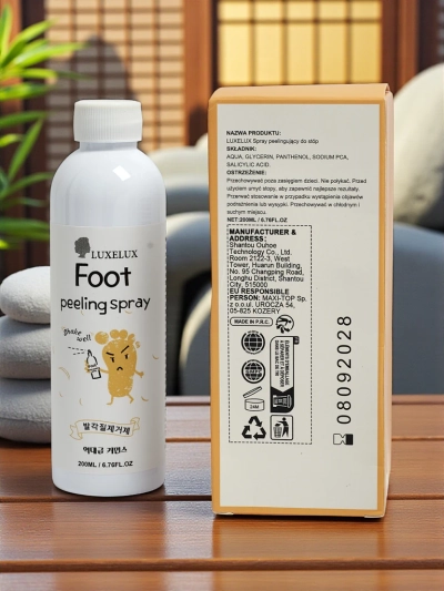 Спрей для пілінгу ніг жіночий Luxelux 200ml