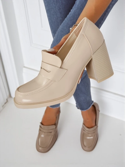 Royalfashion Damen Mokassins mit Absatz Minerva