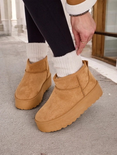 Royalfashion Kurze Damen Schneestiefel a'la Havale
