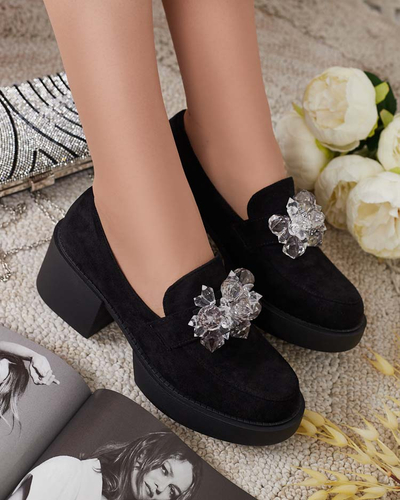 Royalfashion Damen Pegorani hohe Stöckel Halbschuhe