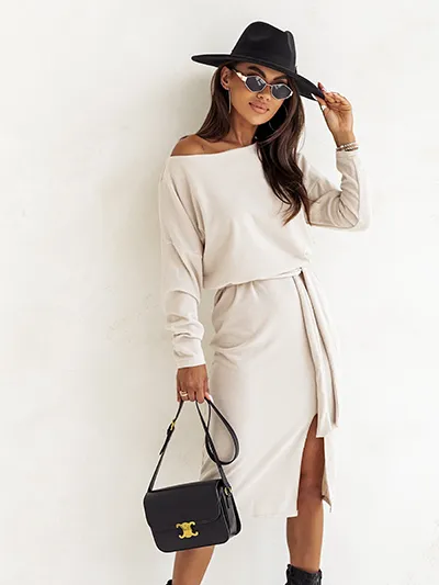 Royalfashion Damen Midikleid