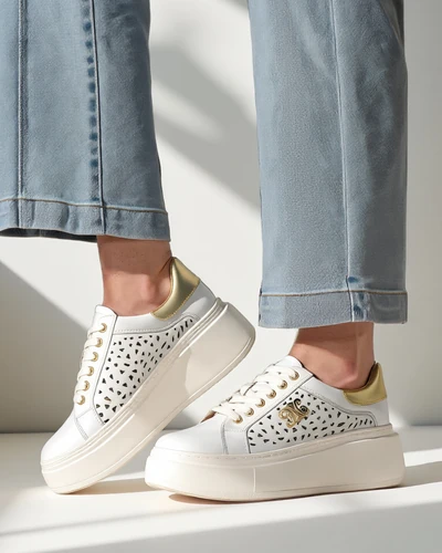 Royalfashion Damen Sport Sneakers perforiert Jovixi