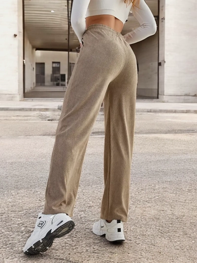 Royalfashion Weite Rippenhose PLUS SIZE