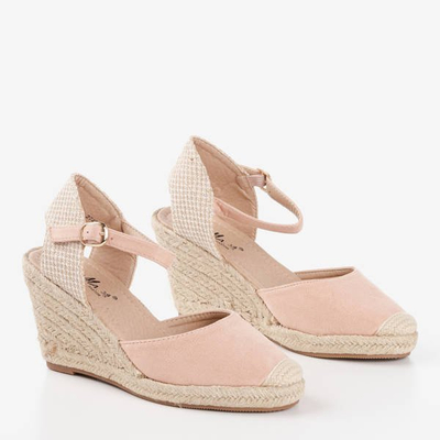 Puderkeilsandalen a'la espadrilles Tidem - Schuhe